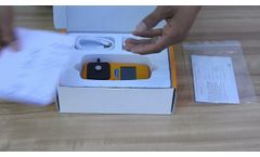 ABS Handheld Carbon Dioxide Detector Personal Multi Gas Detector- Video