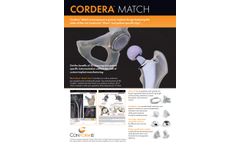 Cordera - Match Hip Replacement System - Brochure