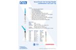 SecureTouch 3ml Syringe/Needle Combination Luer-Lock Tip - Brochure