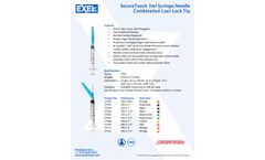 SecureTouch 3ml Syringe/Needle Combination Luer-Lock Tip - Brochure