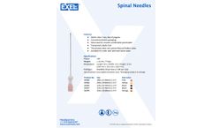 Spinal Needles Brochure