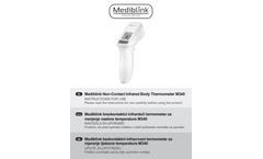 Mediblink - Model M340 - Non-Contact Infrared Thermometer - Brochure