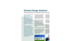 Climate Change Solutions Services Brochure