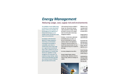 Energy Management Services Brochure