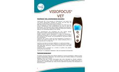 Tecnimed Visiofocus - Model VET 06610 - Thermometer - Brochure