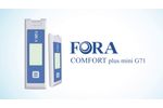 FORA COMFORT plus mini G71 Blood Glucose Monitoring System - Video