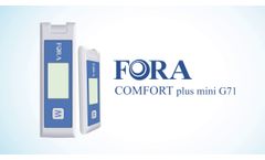 FORA COMFORT plus mini G71 Blood Glucose Monitoring System - Video
