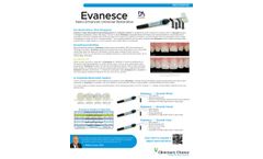 Evanesce - Nano-Enhanced Universal Restorative Composite Datasheet