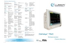 Datalys - Model 760 - Mulitparameter Patient Monitor - Brochure