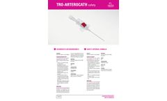 Troge - Model TRO - Arterocath Safety Sharp Atraumatic Needle Bevel - Brochure