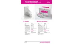 Tro-Gypsoplast - Model 2/3 - Plaster of Paris Bandages - Brochure