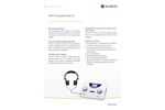 Maico - Model MA 25 - Light and Small Portable Audiometer for Basic Screening - Brochure