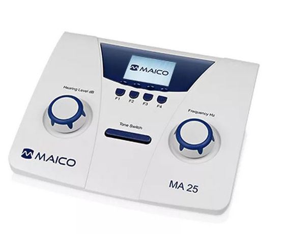 Maico - Model MA 25 - Light and Small Portable Audiometer for Basic Screening