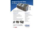 MAC Medical - Model SS-Series - Surgical Scrub Sinks - Brochure