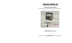 Osada ENDEX - Model XV - Electronic Apex Sensor - Manual