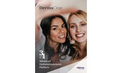 Alma DermaClear - 3-in-1 Advanced Hydradermabrasion Platform - Brochure
