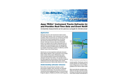 Aqua TROLL Instrument Tracks Saltwater Intrusion and Provides Real-Time Data and Event Notification - Application note
