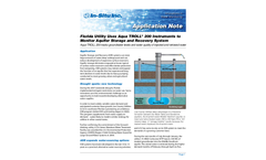 Florida Utility Uses Aqua TROLL ®  200 Instruments to  Monitor Aquifer Storage and Recovery System - Application Note