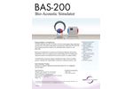 Benson - Model BAS-200 - Bio-Acoustic Simulator - Brochure