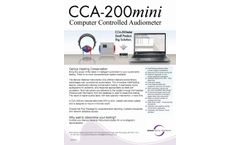 Benson - Model CCA-200mini - Audiometer - Brochure