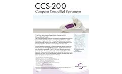 Benson - Model CCS-200 - Spirometer - Brochure