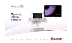 MyLab - Model X9 - Opening Infinite Horizons Ultrasound Systems - Brochure