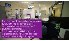 Embrace Neonatal MRI System inside the NICU - Low Acoustic Noise - Video