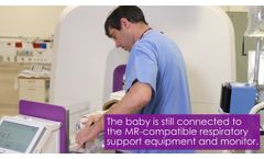 Embrace Neonatal MRI System inside the NICU - workflow with Respiratory support equipment - Video
