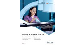 Biodex - Model 840 - Surgical C-Arm Table - Brochure