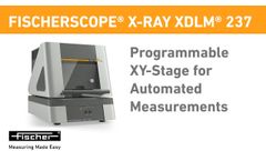 Programmable, Motor-Driven XY-Stage for Automated Measurements | X-RAY XDLM 237 | Fischer - Video