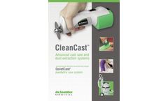CleanCast - Model CSB-100 Series - Cordless Battery Powered Cast Saw System - Brochure
