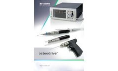 Osteodrive - Model MCI-270 series - Versatile Modular System for Small Bone Surgery - Brochure