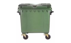 GREEN PLAST - Model 1100l - Plastic Waste Container