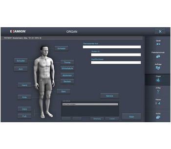 Examion - Version X-AQS - Universal Software Platform for Radiologic Image Acquisition and Management