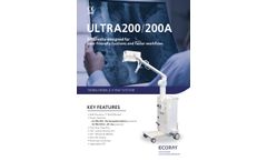 ECORAY ULTRA 200 / 200A Mobile X-ray Unit Brochure