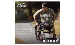 Quickie - Model Xenon 2 Series - Folding Ultra Lightweight Wheelchair - Brochure