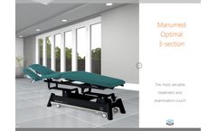 Manumed - Optimal 3-section Treatment and Examination Couch - Brochure