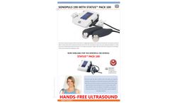 Sonopuls 190 Hands-Free Ultrasound Therapy Device with StatUS Pack 100 Brochure