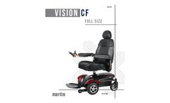 Merits - Model P322 - Vision CF - Power Wheelchairs - Brochure