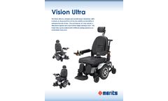 Vision Ultra - Model P325- K0822/K0823 -K0835 - Single Power Wheelchairs - Brochure