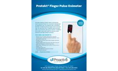 Protekt - Finger Pulse Oximeter - Brochure