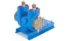 JaecoFram - Model 511 - Hydraulically Actuated Duplex Diaphragm Chemical Metering Pump with 1/3 HP Electric Motor