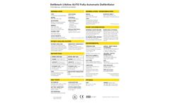 Defibtech Lifeline - Model AUTO - Fully-Automatic Defibrillator - Brochure
