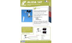 Alizia 147 - wind anemometer,  wind vane and solar radiation sensor - Brochure