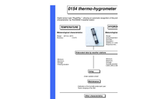 Pulsonic - Thermo-Hygrometer for Digital Combo Sensor Brochure
