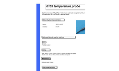 Pulsonic - Digital Temperature Sensor Brochure