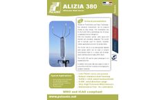 Alizia 380 - Ultrasonic Wind Sensor - Ultra Low Power