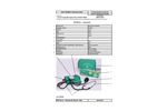 PVS - Model SFI240 - Aneroid Sphygmomanometer - Technical Datasheet