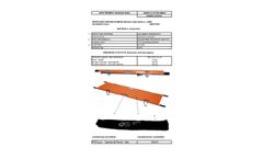 PVS - Model BAR022 - Foldable Stretcher - Brochure