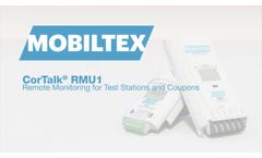 Mobiltex RMU1 remote monitoring with INT1 accessory for remote GPS-synchronized interruption - Video